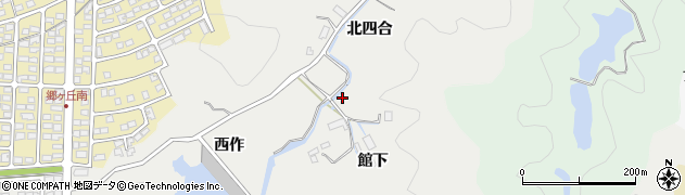 福島県いわき市平吉野谷周辺の地図
