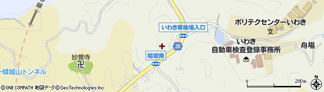 福島県いわき市内郷綴町（道陸神）周辺の地図