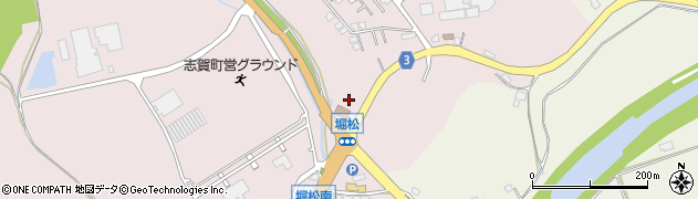 石川県志賀町（羽咋郡）堀松（ヘ）周辺の地図