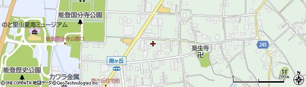 石川県七尾市古府町へ周辺の地図