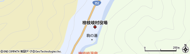 福島県南会津郡檜枝岐村周辺の地図