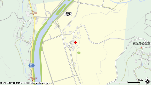 〒941-0045 新潟県糸魚川市成沢の地図