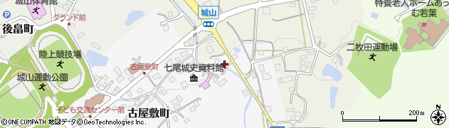 石川県七尾市古屋敷町レ周辺の地図