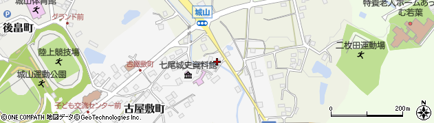 石川県七尾市古屋敷町（レ）周辺の地図