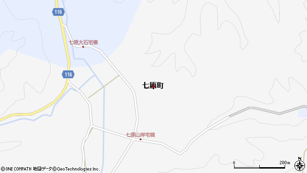 〒929-2115 石川県七尾市七原町の地図