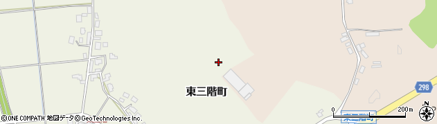石川県七尾市東三階町周辺の地図