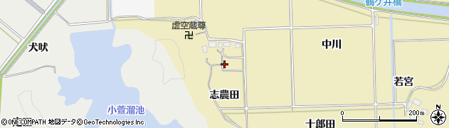 福島県いわき市平下高久（志農田）周辺の地図