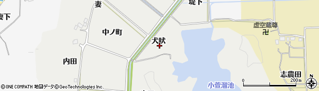 福島県いわき市平下山口（犬吠）周辺の地図