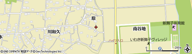 福島県いわき市平下高久原周辺の地図