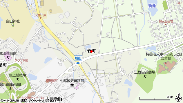〒926-0023 石川県七尾市竹町の地図