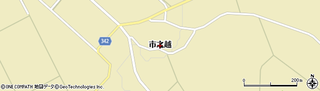 新潟県十日町市市之越周辺の地図