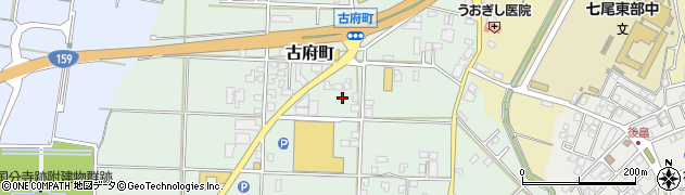 石川県七尾市古府町（ち）周辺の地図