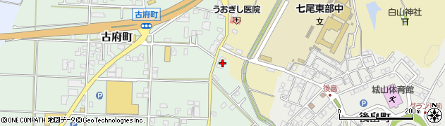 石川県七尾市古府町メ周辺の地図