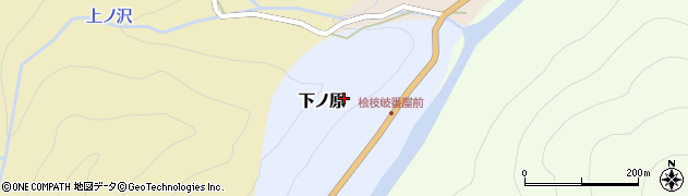 福島県檜枝岐村（南会津郡）下ノ原周辺の地図