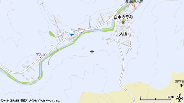 〒973-8405 福島県いわき市内郷白水町の地図