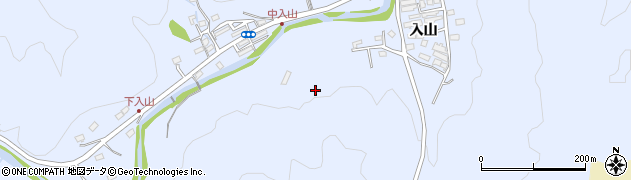 福島県いわき市内郷白水町（入山）周辺の地図