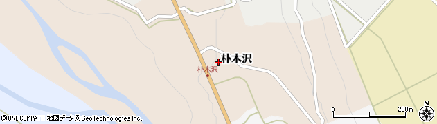 新潟県十日町市朴木沢周辺の地図