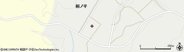 福島県いわき市遠野町深山田（桐ノ平）周辺の地図