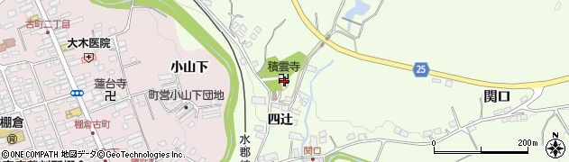 積雲寺周辺の地図