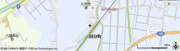 石川県七尾市国分町（ク）周辺の地図