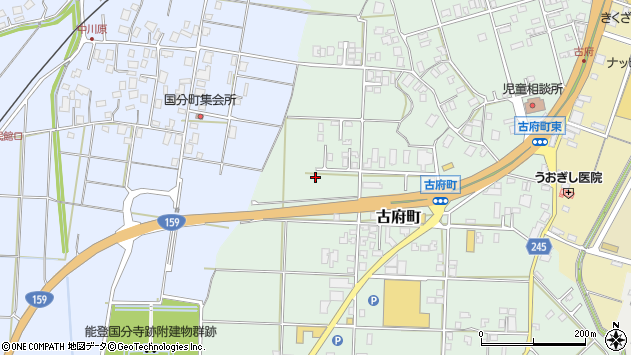 〒926-0031 石川県七尾市古府町の地図