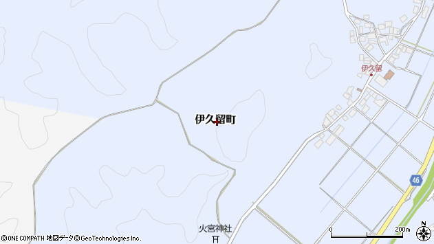〒929-2114 石川県七尾市伊久留町の地図