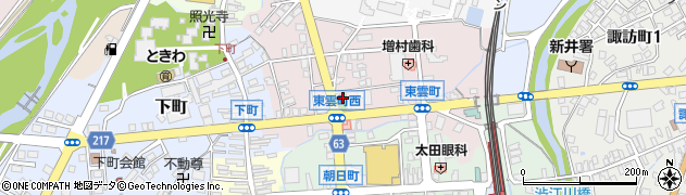 東雲町会館周辺の地図