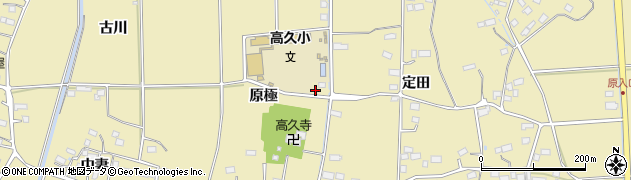 福島県いわき市平下高久原極周辺の地図