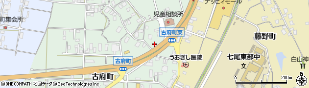 石川県七尾市古府町（ヲ）周辺の地図