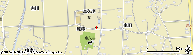 福島県いわき市平下高久（原極）周辺の地図
