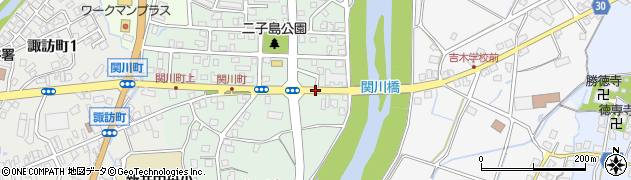 関川町下周辺の地図