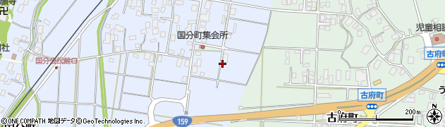 石川県七尾市国分町（ヲ）周辺の地図