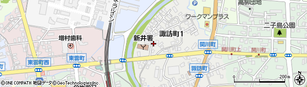 新井諏訪町簡易郵便局周辺の地図