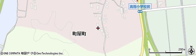 石川県七尾市町屋町周辺の地図