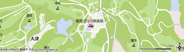 石川県羽咋郡志賀町大津峰山周辺の地図