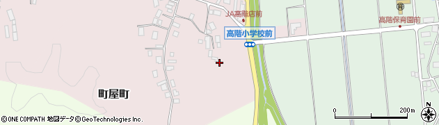 石川県七尾市町屋町（ヘ）周辺の地図