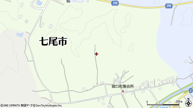 〒926-0822 石川県七尾市細口町の地図