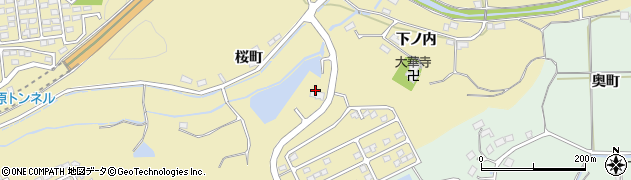 福島県いわき市平中山（桜町）周辺の地図