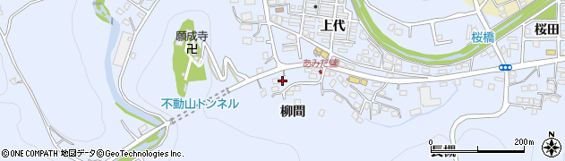 福島県いわき市内郷白水町（柳間）周辺の地図