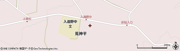 福島県いわき市遠野町上根本上原田57周辺の地図