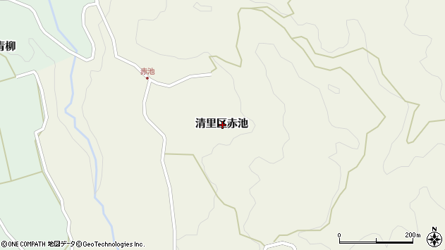 〒943-0527 新潟県上越市清里区赤池の地図