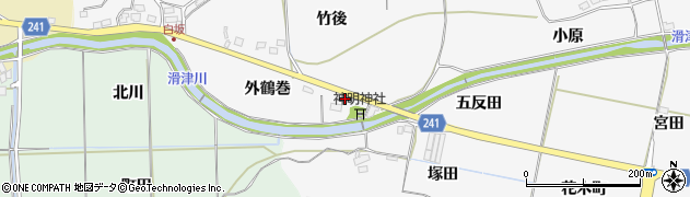 福島県いわき市平上高久（外鶴巻）周辺の地図
