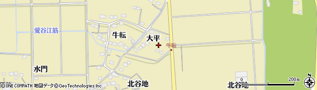 福島県いわき市平下高久（大平）周辺の地図