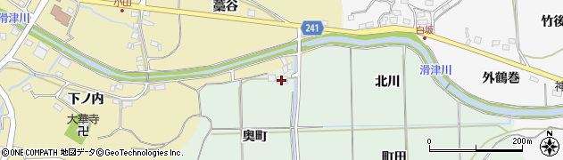 福島県いわき市平小泉（奥町）周辺の地図