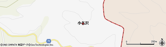 福島県鮫川村（東白川郡）石井草（小名沢）周辺の地図