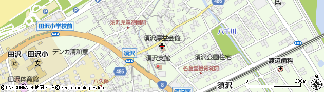 社団法人須沢厚益会館周辺の地図