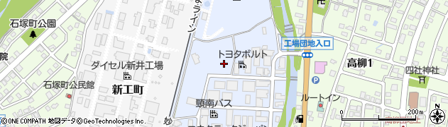 新潟県妙高市工団町周辺の地図