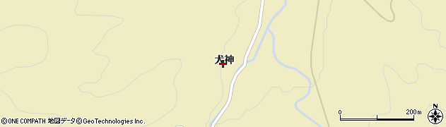 福島県白河市表郷金山犬神28周辺の地図