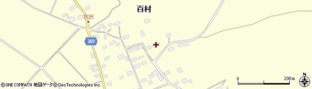 栃木県那須塩原市百村964周辺の地図