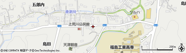 福島県いわき市平上荒川桜町189周辺の地図
